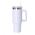 Portable Car Cup Generation 40oz Thermos Cup Large Capacity Straw Big Mac Bingba Cup Stainless Steel Vacuum Double Layer